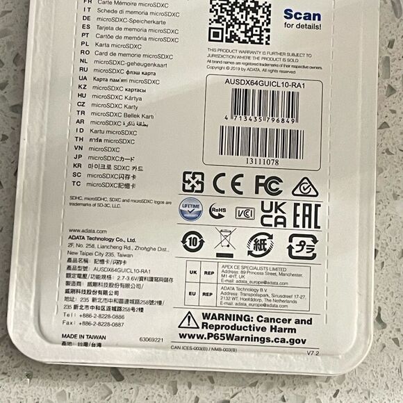 ADATA Premier 64GB MicroSDXC Card with Adapter – High-Speed & Reliable Storage - Picture 9 of 10